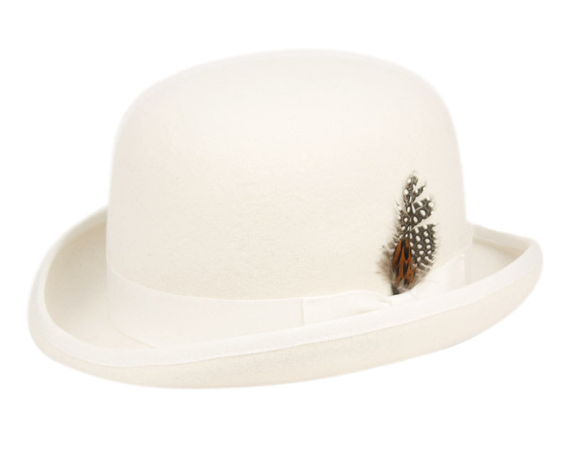 Cambridge | Round Crown Bowler Felt Hat