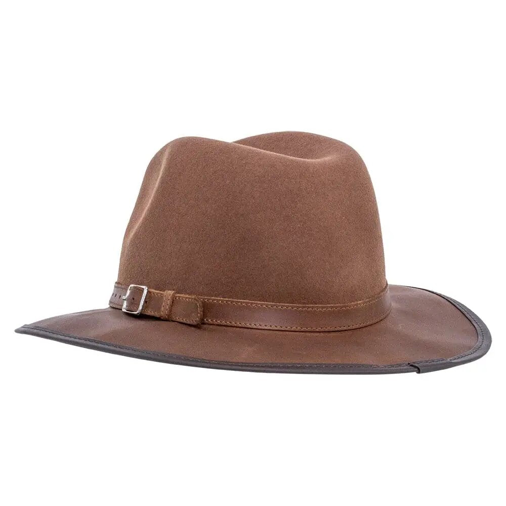 Josey | Felt and Leather Fedora Hat