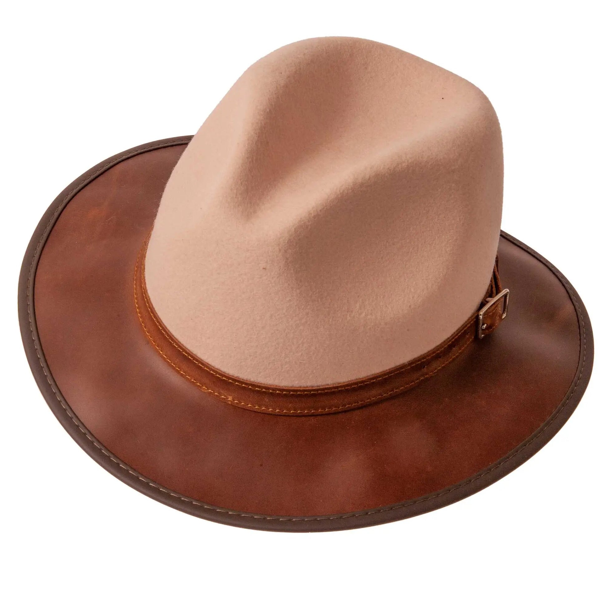 Josey | Felt and Leather Fedora Hat