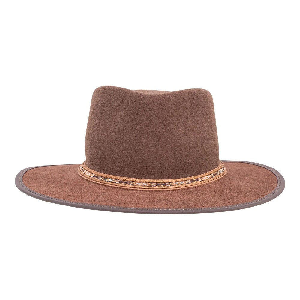 Mitchum | Wool Felt and Suede Fedora Hat