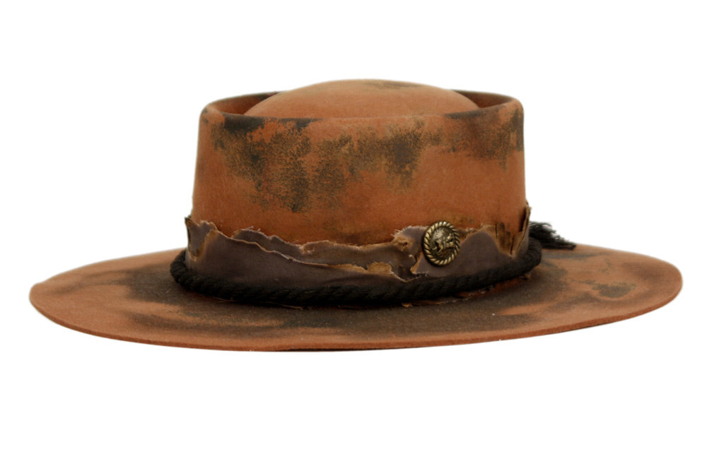 Monarch | Classic Distressed Wool Felt Hat
