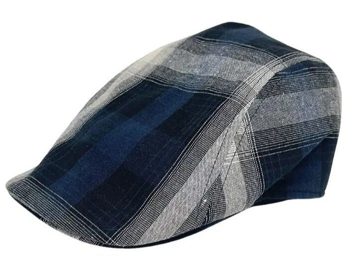 Mac | Newsboy Flat Cap Navy