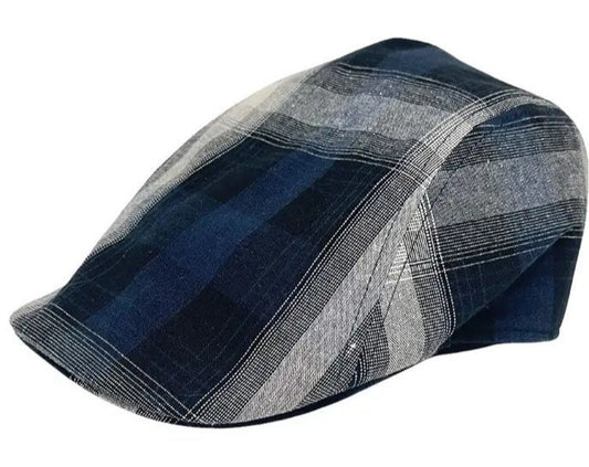 Mac | Newsboy Flat Cap Navy