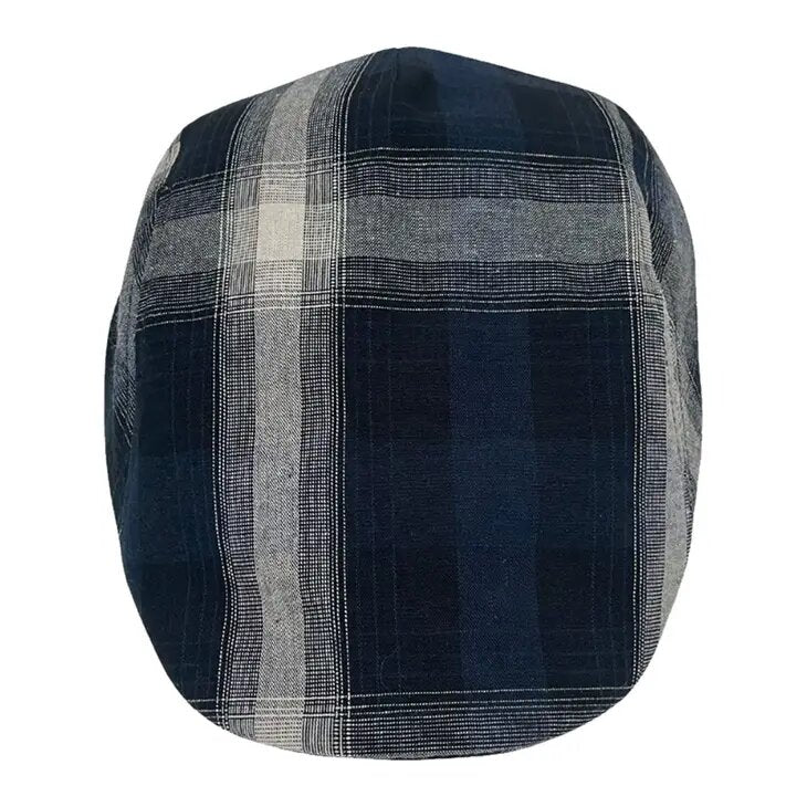 Mac | Newsboy Flat Cap Navy