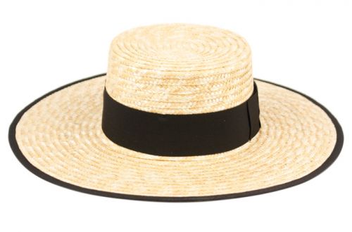 Sachi | Braid Natural Straw Boater Hat