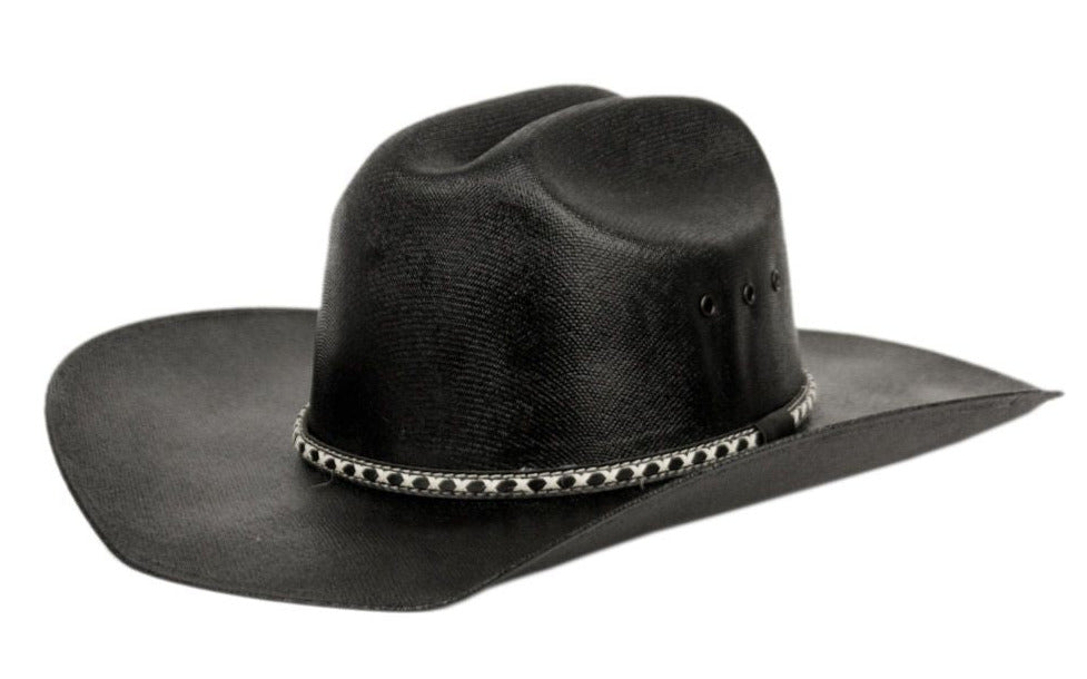 Shane | Western Style Straw Hat Black