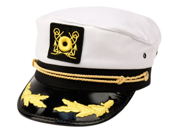 Skip | Captain Cap White and Gold