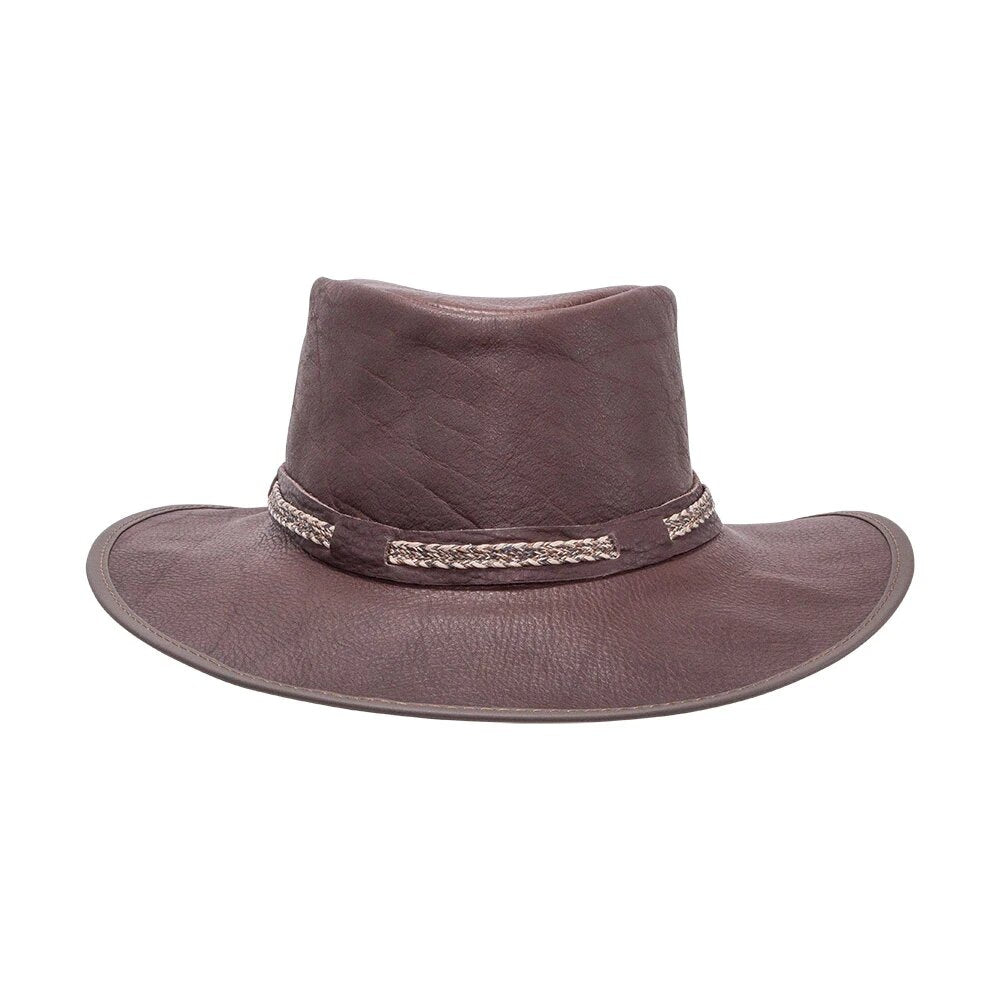 Tyson | Leather Packable Hat